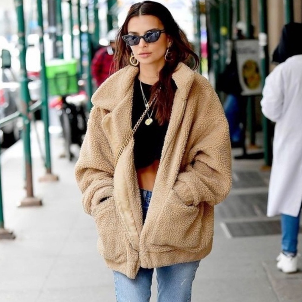 I.AM.GIA Teddy Coat - Camel